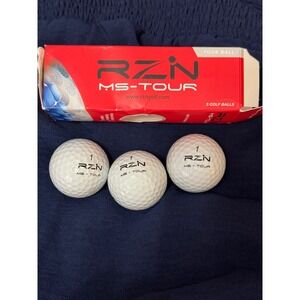RZN MS-Tour Golf Balls 3-Piece Tour Performance‎ Softer 85 Compression
